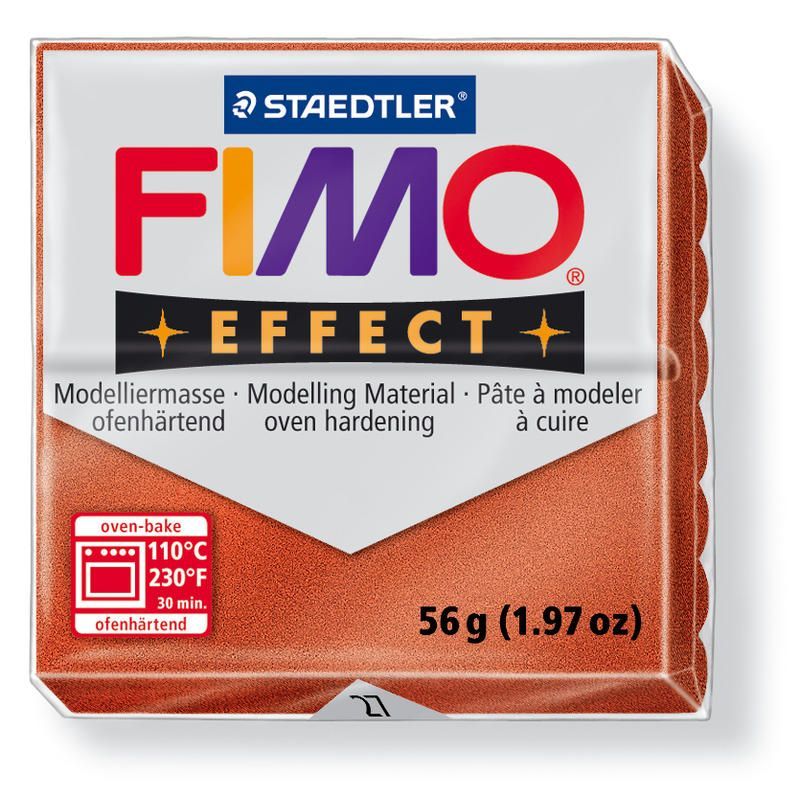Hmota FIMO EFFECT, 56 g, měděná - metalická