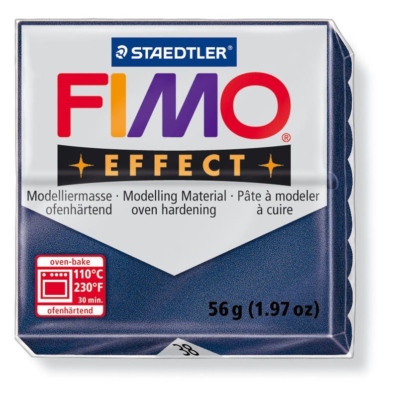 Hmota FIMO EFFECT, 56 g, safírově modrá - metalická