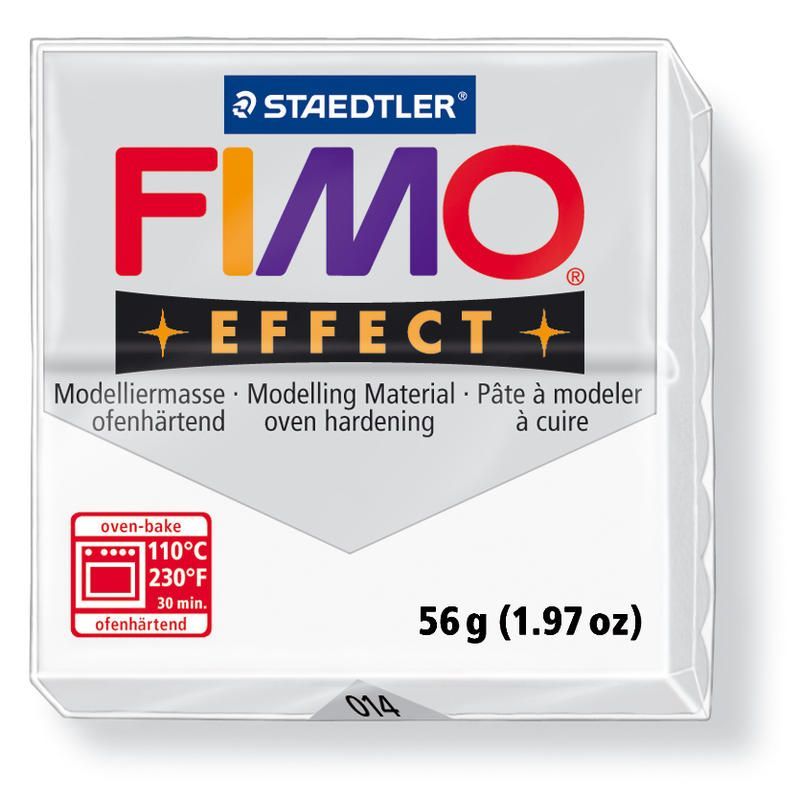 Hmota FIMO EFFECT, 56 g, transparentní - průsvitná