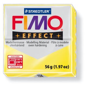 Hmota FIMO EFFECT, 56 g, žlutá - průsvitná