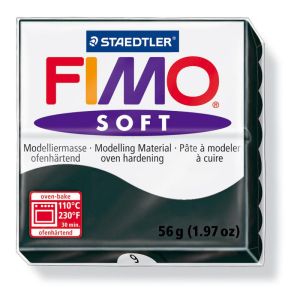 Hmota FIMO SOFT, 56 g, černá