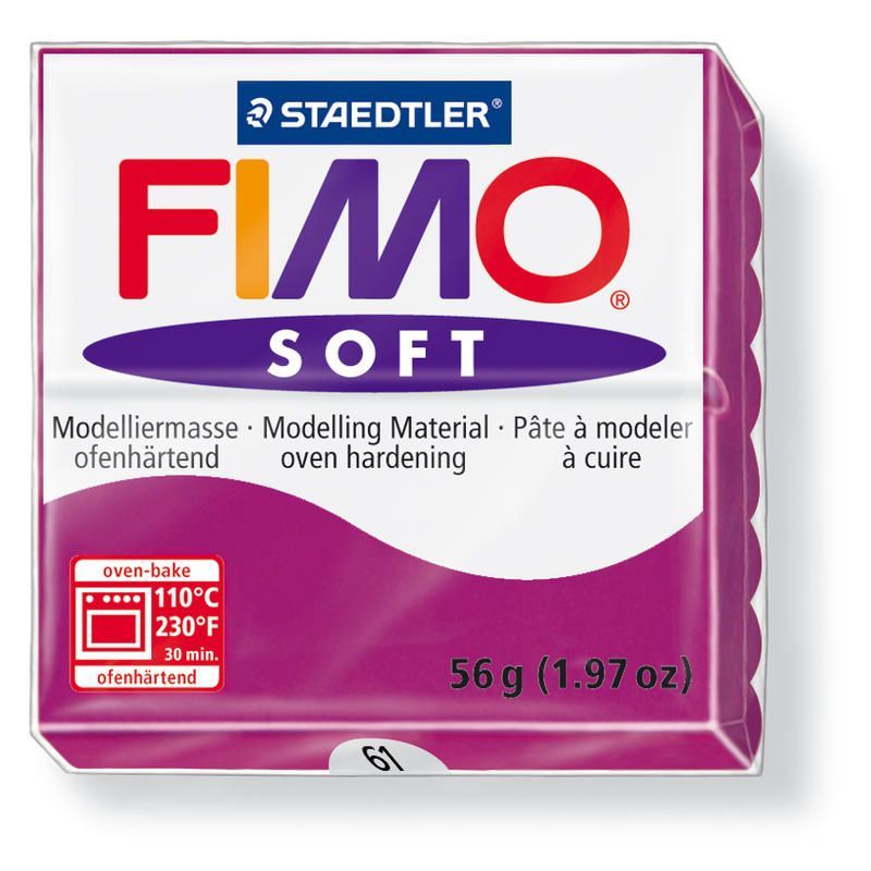 Hmota FIMO SOFT, 56 g, fialová