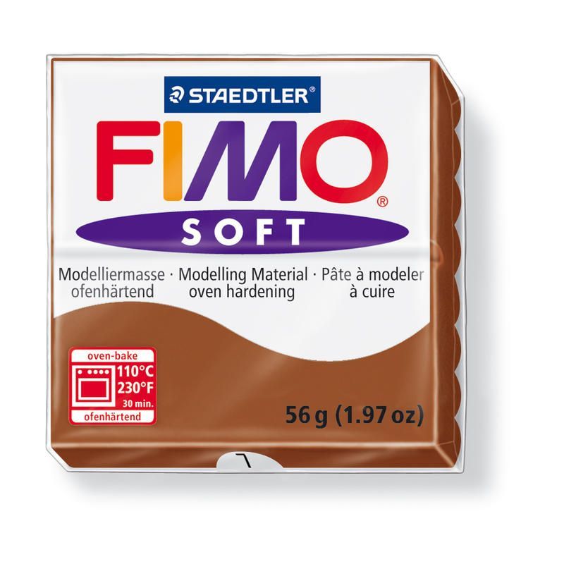 Hmota FIMO SOFT, 56 g, karamelová
