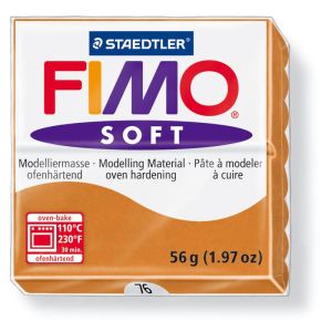 Hmota FIMO SOFT, 56 g, koňaková