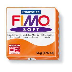 Hmota FIMO SOFT, 56 g, oranžová