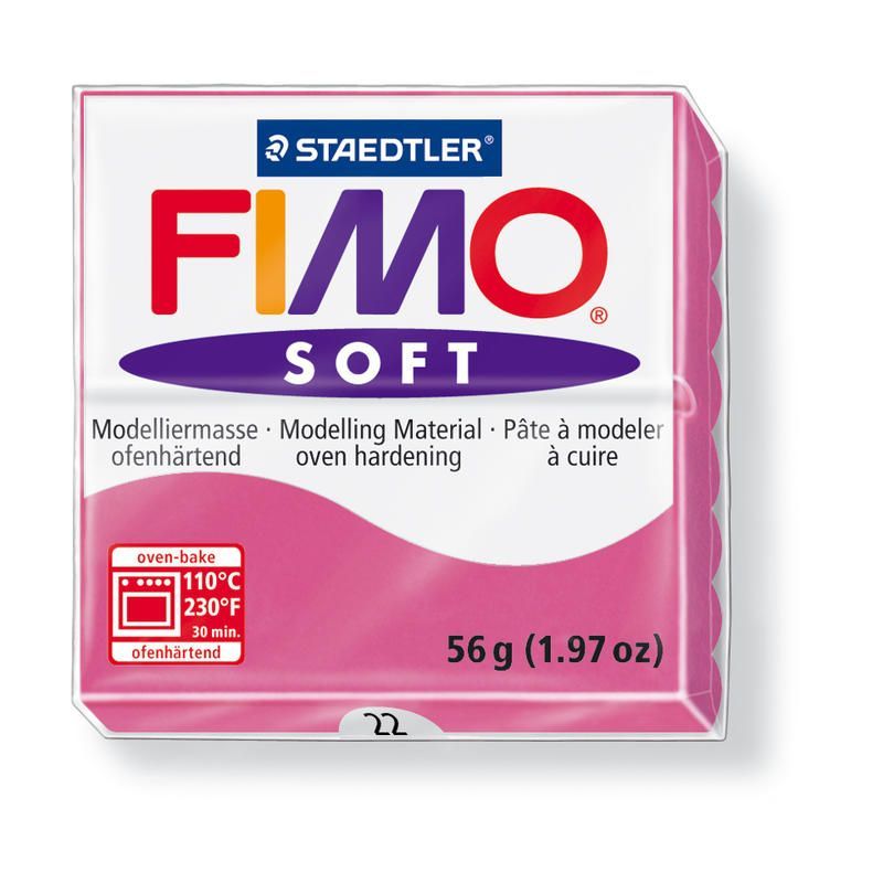 Hmota FIMO SOFT, 56 g, růžová