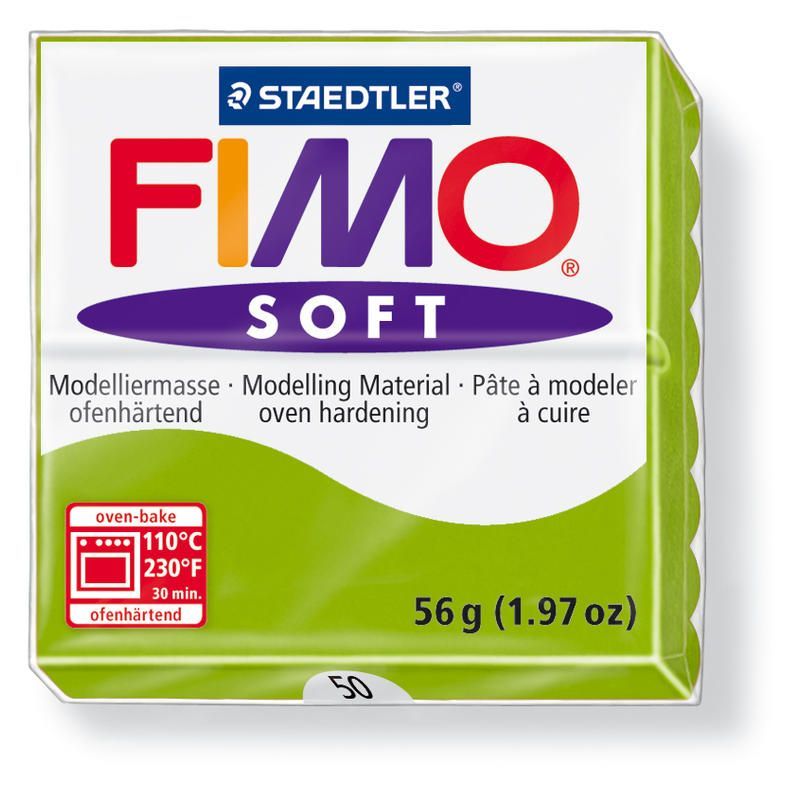 Hmota FIMO SOFT, 56 g, sv. zelená