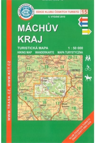 Mapa KČT 15 - Máchův kraj