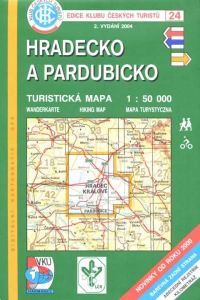 Mapa KČT 24 - Hradecko a Pardubicko