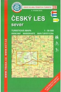 Mapa KČT 28 - Český les-sever