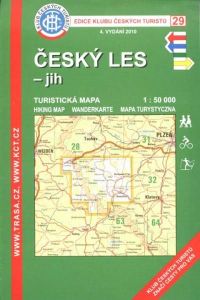 Mapa KČT 29 - Český les-jih
