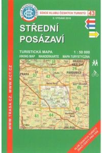 Mapa KČT 43 - Střední Posázaví