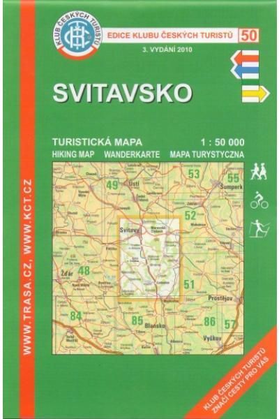 Mapa KČT 50 - Svitavsko