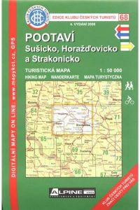 Mapa KČT 68 - Pootaví-Sušicko a Strakonicko