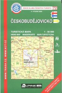 Mapa KČT 72 - Českobudějovicko