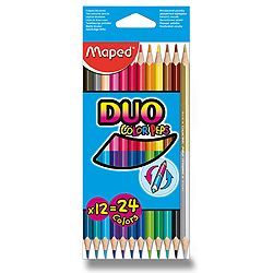 Pastelky Maped Color Peps Duo, 24 barev
