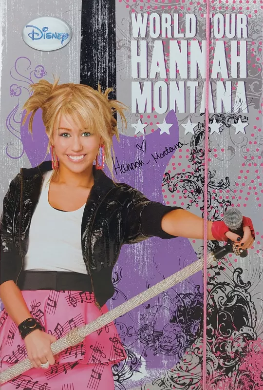 Box na sešity A4 - Hannah Montana World Tour